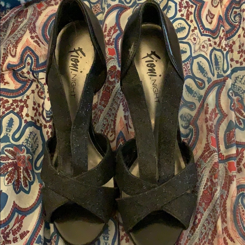 Black high heels